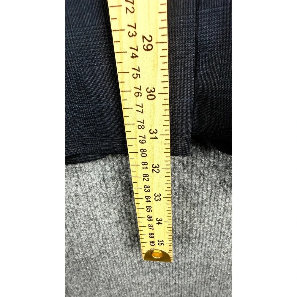 Jos. A. Bank Blazer 42R Gray Blue Plaid 100% Wool 2 Button Sport Coat Mens